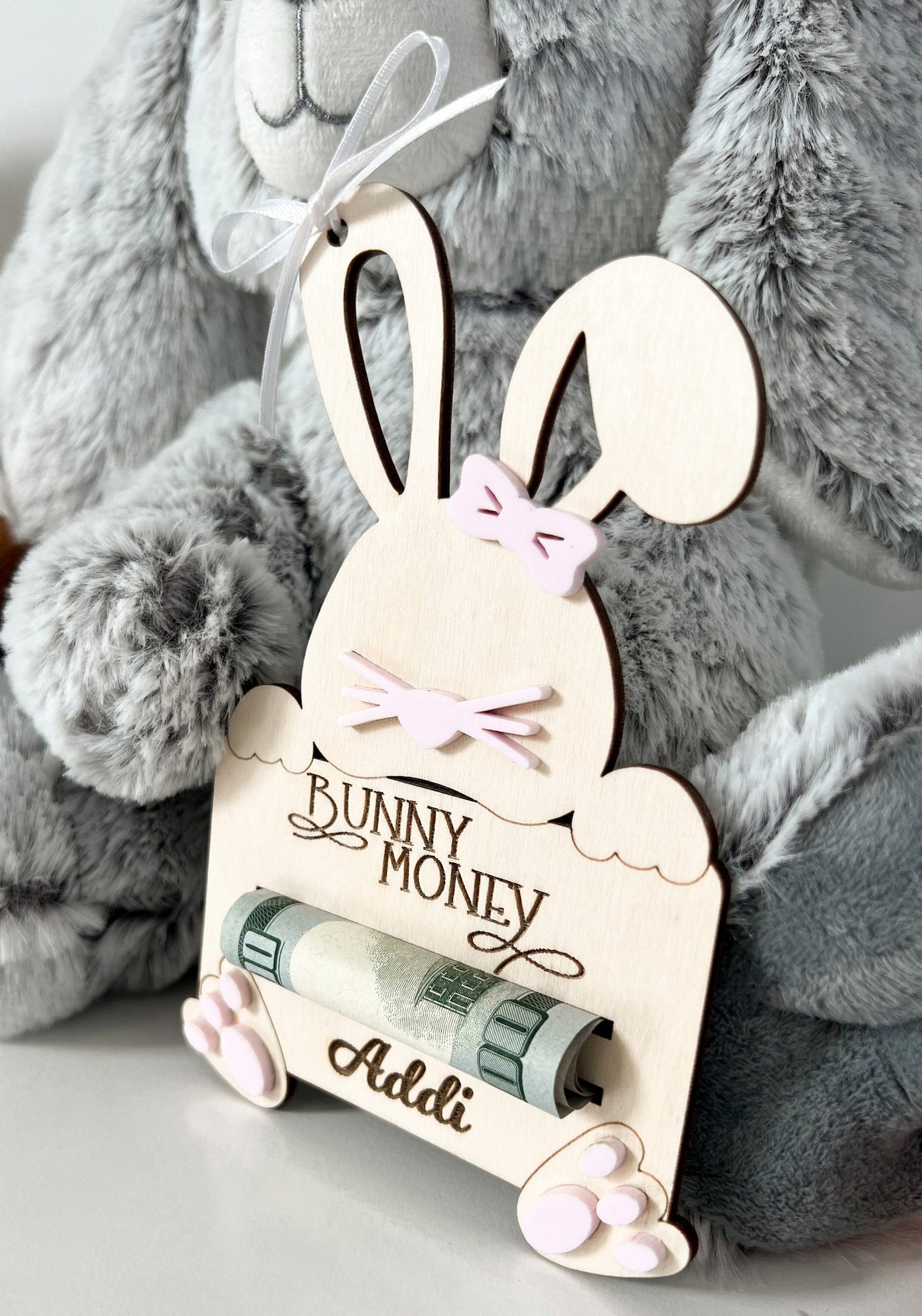 Bunny Money Tag