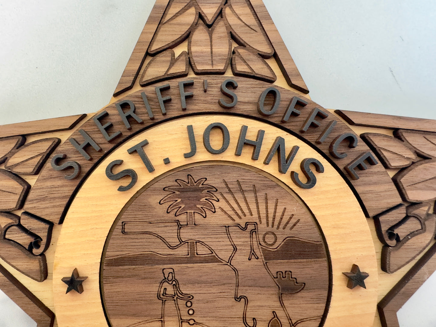 Wood Replica Badge