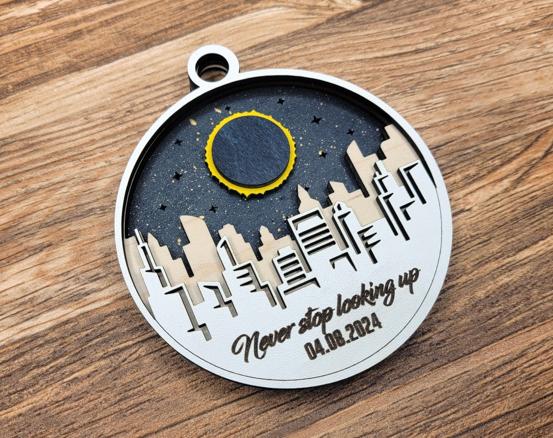 Solar Eclipse 2024 Ornament