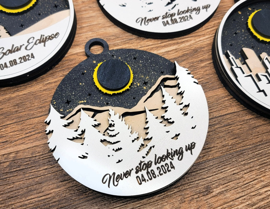 Solar Eclipse 2024 Ornament