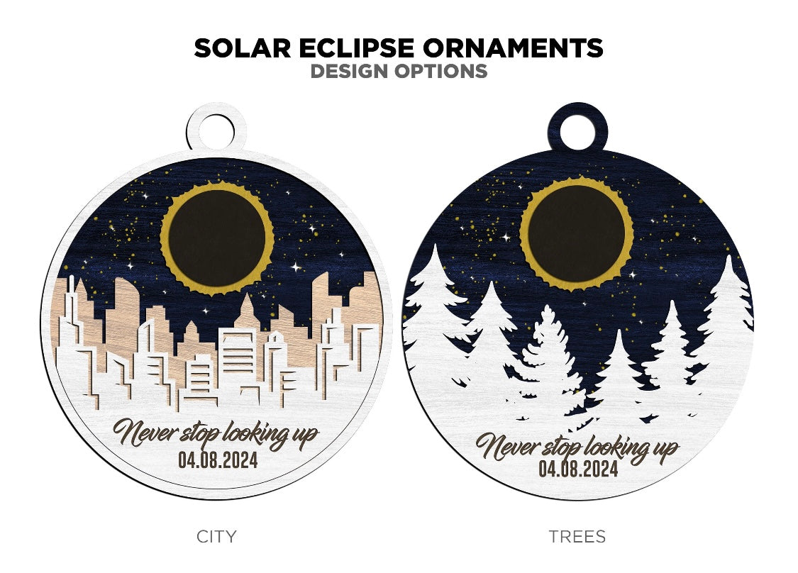 Solar Eclipse 2024 Ornament