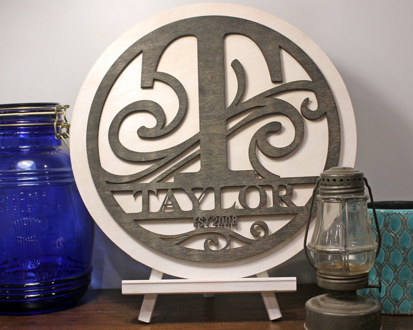 Modern Round Monograms